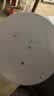 欧普照明全光谱护眼led吸顶灯新款长方形客厅灯圆形卧室灯餐厅灯全屋套餐 圆形白光30CM 24瓦白色边框 实拍图