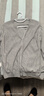 优衣库棉莫代尔混纺圆领针织开衫女装/毛衣毛衫外套26新款482977 03 灰色 XL 实拍图