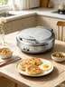 美的（Midea）小钢炮电饼铛钛钢0涂层不锈钢2026年新款 家用小型40mm加大加深双面加热烙饼锅电煎锅京东自营S3ti 实拍图