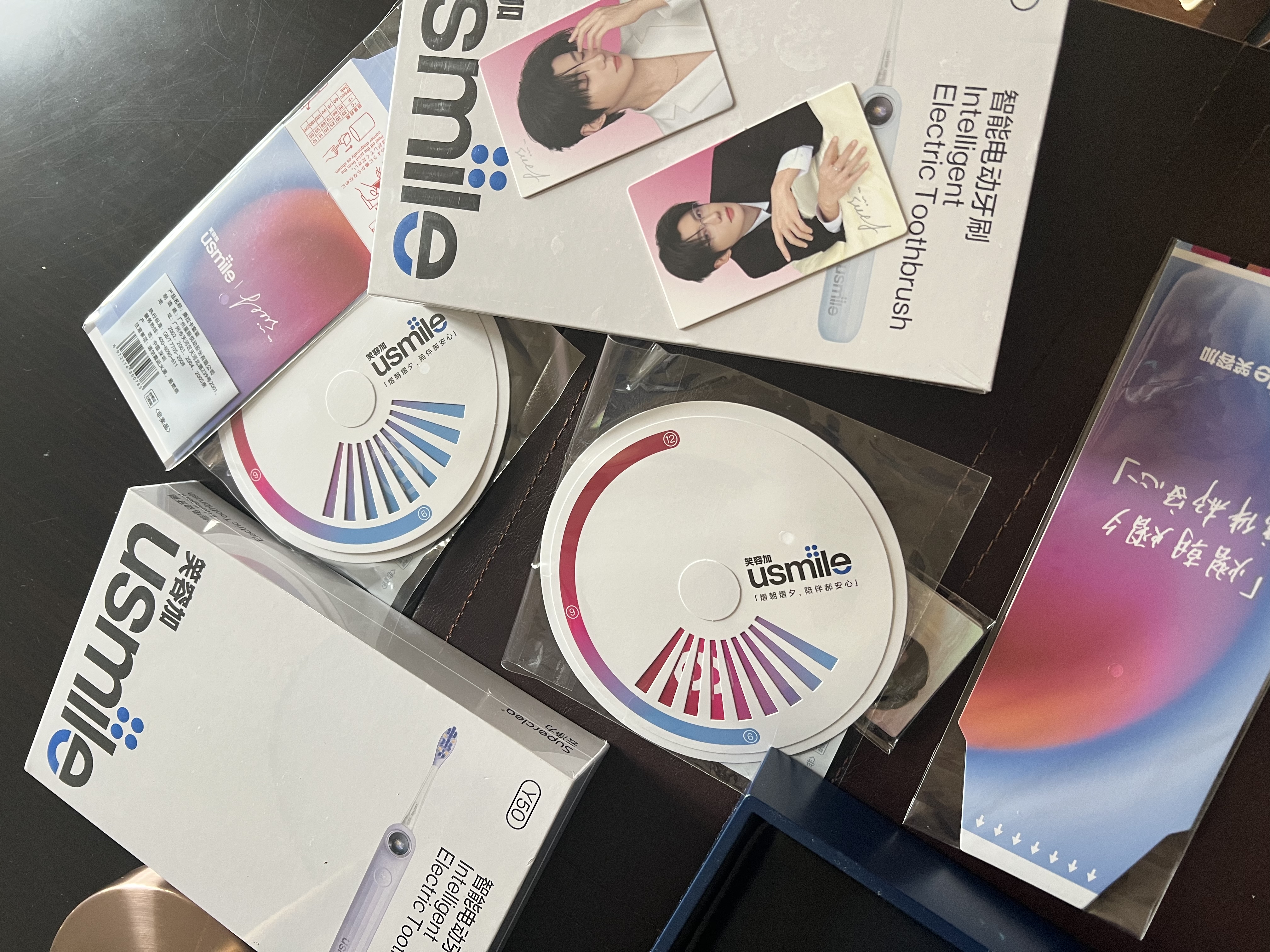 usmile笑容加【郝熠然同款】成人电动牙刷Y50紫 实拍图
