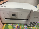 爱普生（EPSON）【6代新品】L4356墨仓式彩色无线AI学习打印机一体机家用/办公  L4266升级版(自动双面 液晶屏 白) 实拍图
