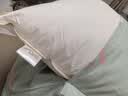 水星家纺枕头枕芯酒店枕头护颈枕成人一对纯棉可机洗宿舍纤维中枕48x74cm 实拍图