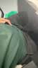 立蒙（LIMENG）男女装素色180g全棉短袖t恤圆领宽松体恤打底衫 墨绿 L 实拍图