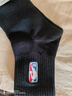 NBA袜子男士运动袜夏季抗菌防臭消臭吸汗无骨棉袜跑步中筒袜3双 实拍图