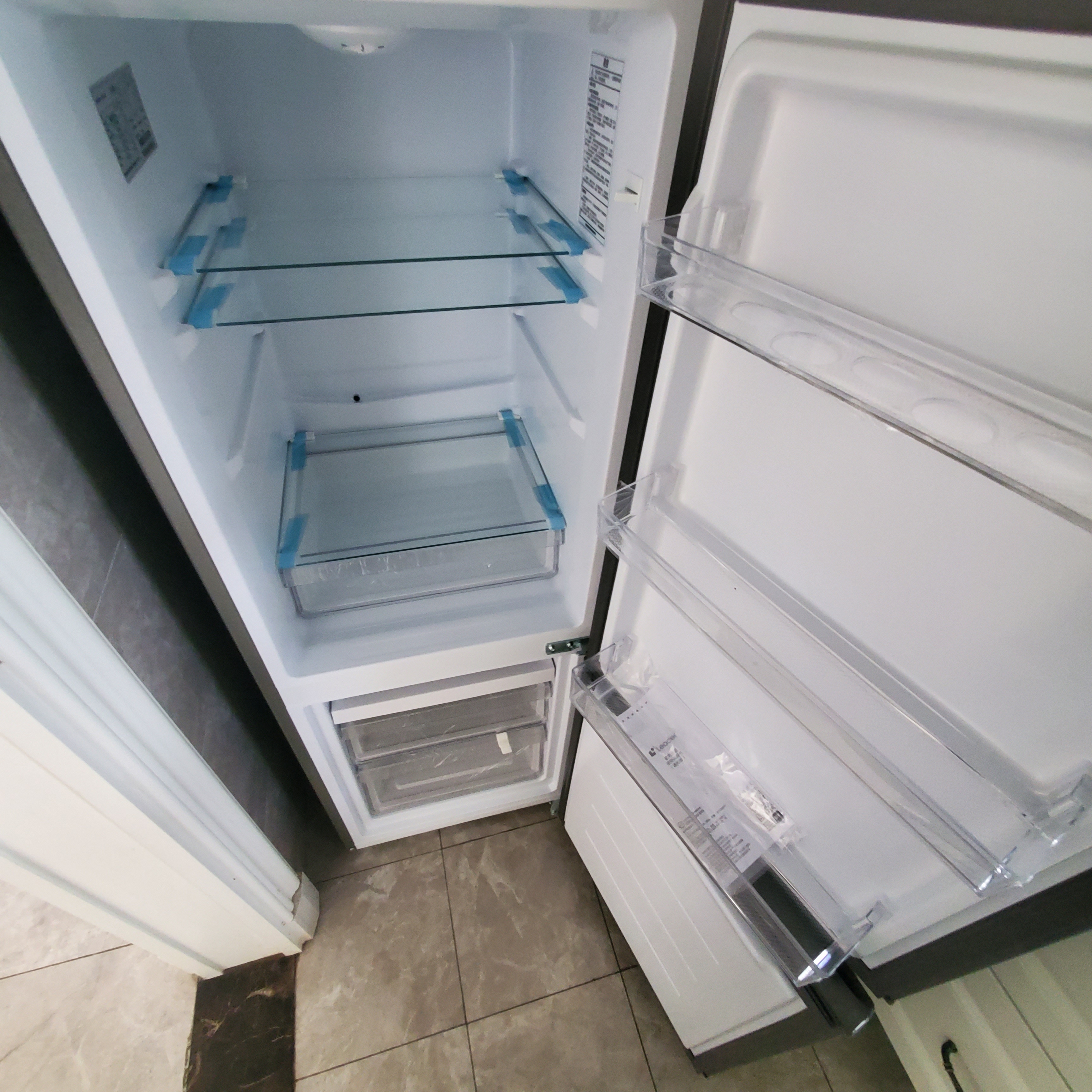统帅海尔出品悦享系列180L两门小户型家用租房电冰箱直冷不占地BCD-180LLC2E0C9以旧换新 实拍图