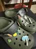 卡骆驰（CROCS）经典特林洞洞鞋|206340 军绿色-309   41 /42(260mm)   实拍图