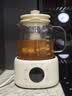 九阳（Joyoung）全玻璃沸萃0胶水养生壶 85mm加大玻璃茶篮煮茶器±1℃调温冲奶壶 办公室恒温花茶壶烧水壶12WY01R 实拍图