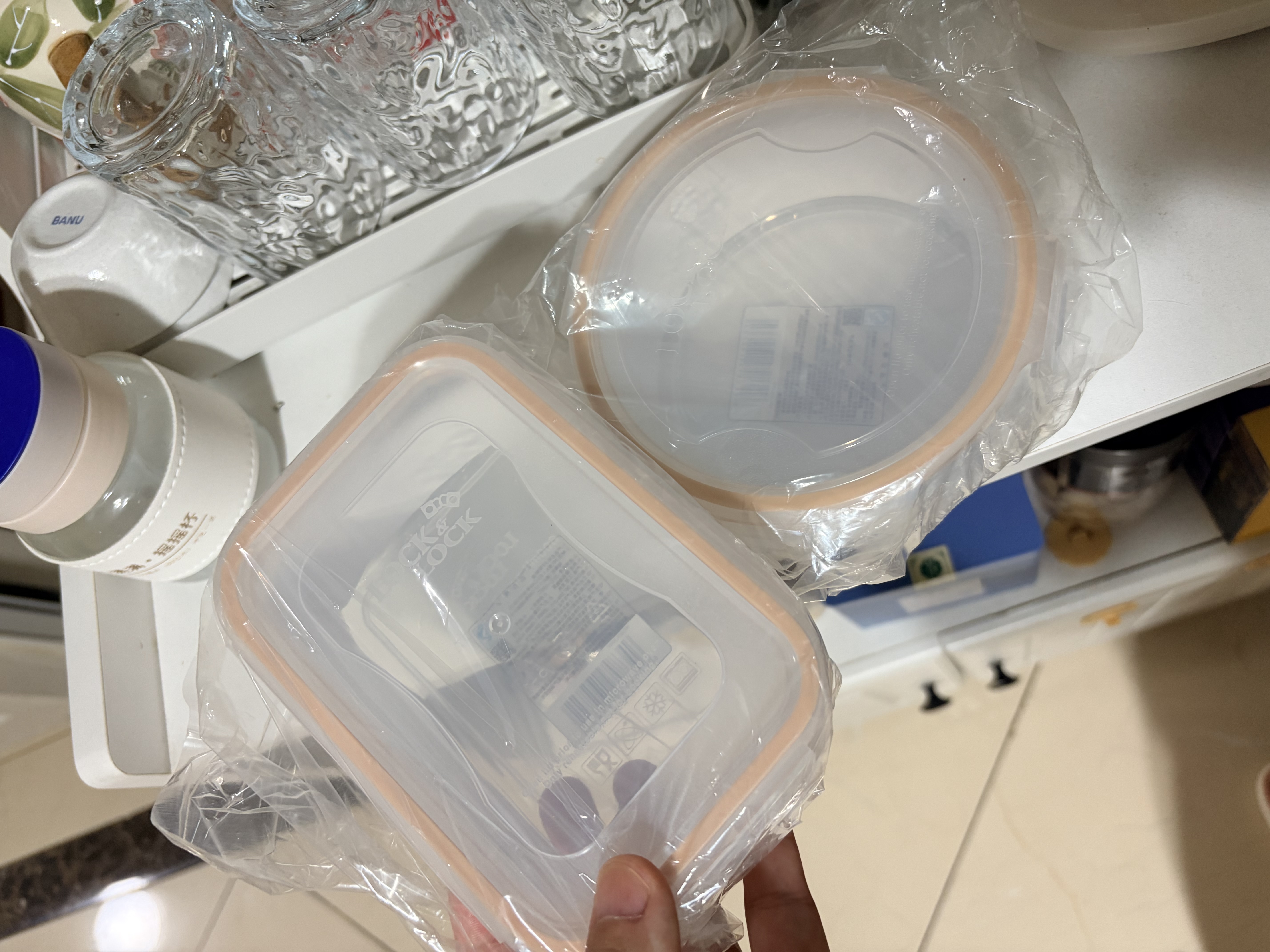 乐扣乐扣保鲜盒塑料饭盒微波炉加热餐盒密封盒圆形水果碗酸奶碗带盖燕麦碗 实拍图