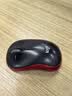 罗技（Logitech）M185鼠标 无线鼠标 办公鼠标 对称鼠标 黑色红边 带无线2.4G接收器 实拍图