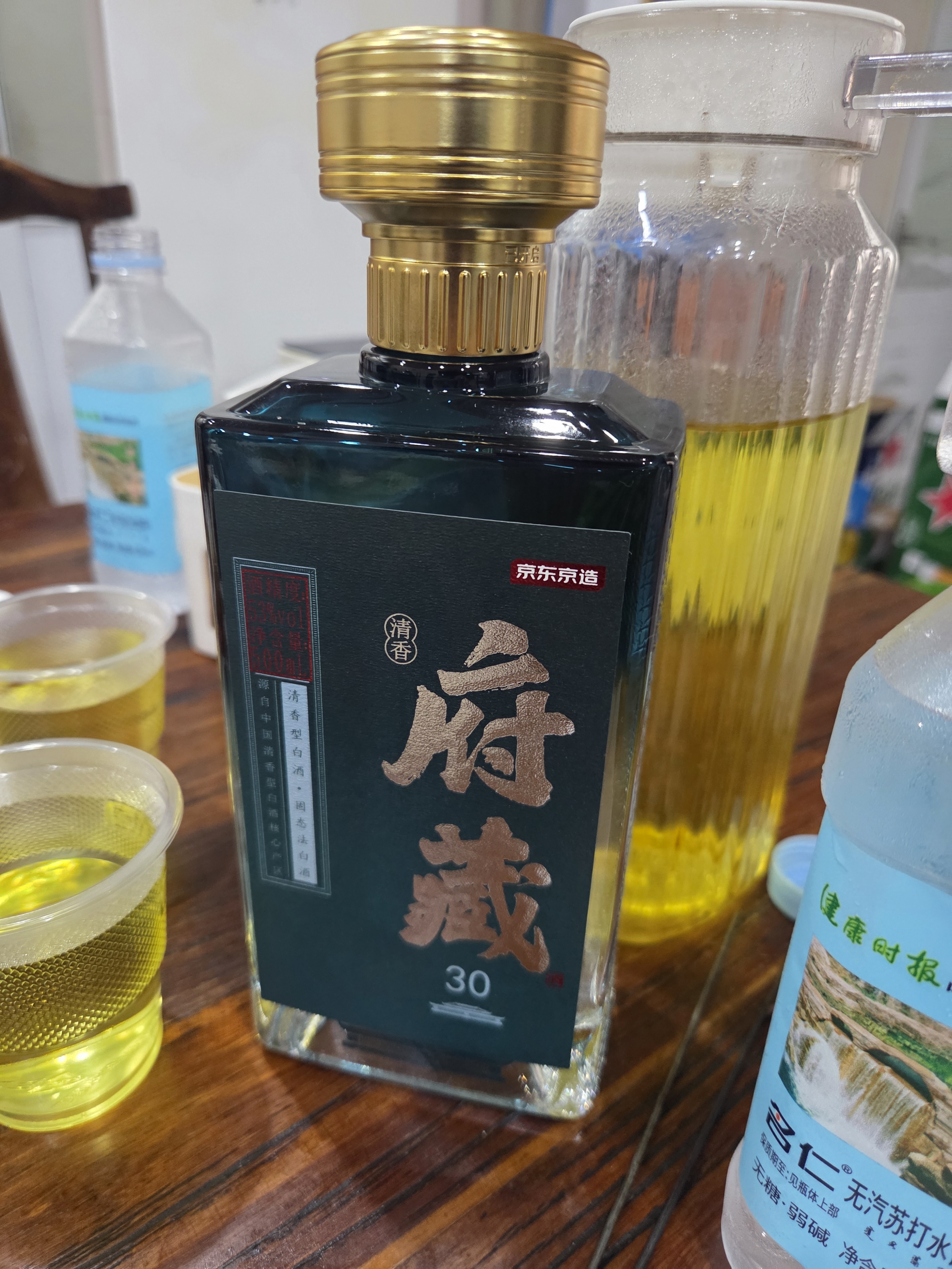 京东京造清香府藏青花30 53度清香型白酒 500ml单瓶装 高粱酒 实拍图