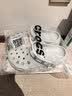 卡骆驰（CROCS）贝雅洞洞鞋男鞋女鞋轻便耐磨一脚蹬拖鞋休闲鞋百搭花园鞋|10126 深蓝-410(含智必星) 45 (290mm) 实拍图