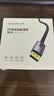 山泽 Mini DP转DP1.4版转接线 电竞级8K60hz雷电口高清视频转换线 苹果微软笔记本接显示器 2米 MNP-20 实拍图