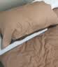 京东京造100%纯棉四件套全棉床单被套抑菌套件床上用品220*240cm1.8/2.0米床 咖色 实拍图