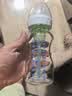 布朗博士玻璃奶瓶 0-3月新生婴儿防胀气防呛 宽口径奶瓶270ml 双兔 实拍图