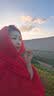 oein 红色丝巾防晒披肩民族风沙漠旅游披肩海边沙滩纱巾薄防晒围巾女 【古典风】酒红 180m 实拍图
