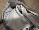 雨航（YUHANG）电动车雨衣电动车专用电瓶车雨披带镜套浅灰色4XL 实拍图