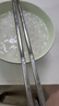 京东京造 筷子 316L不锈钢家用可进洗碗机防烫【抑菌超防滑】12双大包装 实拍图