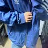 adidas通勤百搭三条纹休闲运动夹克外套男女春秋阿迪达斯三叶草   深靛蓝（推荐选大一码)   M 实拍图