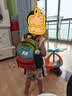 SHUKIKU儿童书包幼儿园背包防丢户外旅游防泼水超轻双肩包橙红S+码 实拍图
