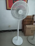 美的（Midea）【加大网罩】七叶轻音柔风电风扇/家用省电落地扇/小型台式电扇/广角摇头大风力宿舍风扇 SAE35CA1 实拍图