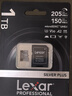 雷克沙（Lexar）1TB TF(MicroSD)存储卡 V30 4K 读205MB/s 大疆Pocket 4P官方推荐 影石Luna内存卡(SILVER PLUS) 实拍图