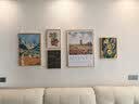 好久不见奶油风现代客厅装饰画田园风景沙发背景墙挂画餐厅组合壁画 实拍图