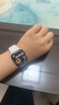 Apple/苹果 Watch S11 智能手表GPS款42毫米玫瑰金色铝金属表壳淡桃粉色运动型表带M/L MEUP4CH/B 实拍图