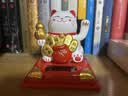 侑家良品太阳能招财猫 桌面小摆件节日实用小礼品 节日礼物自动招手3寸 实拍图