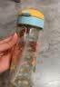 贝亲（Pigeon）防胀气 自然成长翻盖直饮吸管 大童奶瓶330ml 马戏团 18月+ AA279 实拍图
