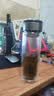 【京东物流配送】高硼硅双层玻璃杯大容量泡茶杯水杯子茶水分离杯 【双层加厚】茶杯350ml1只 实拍图