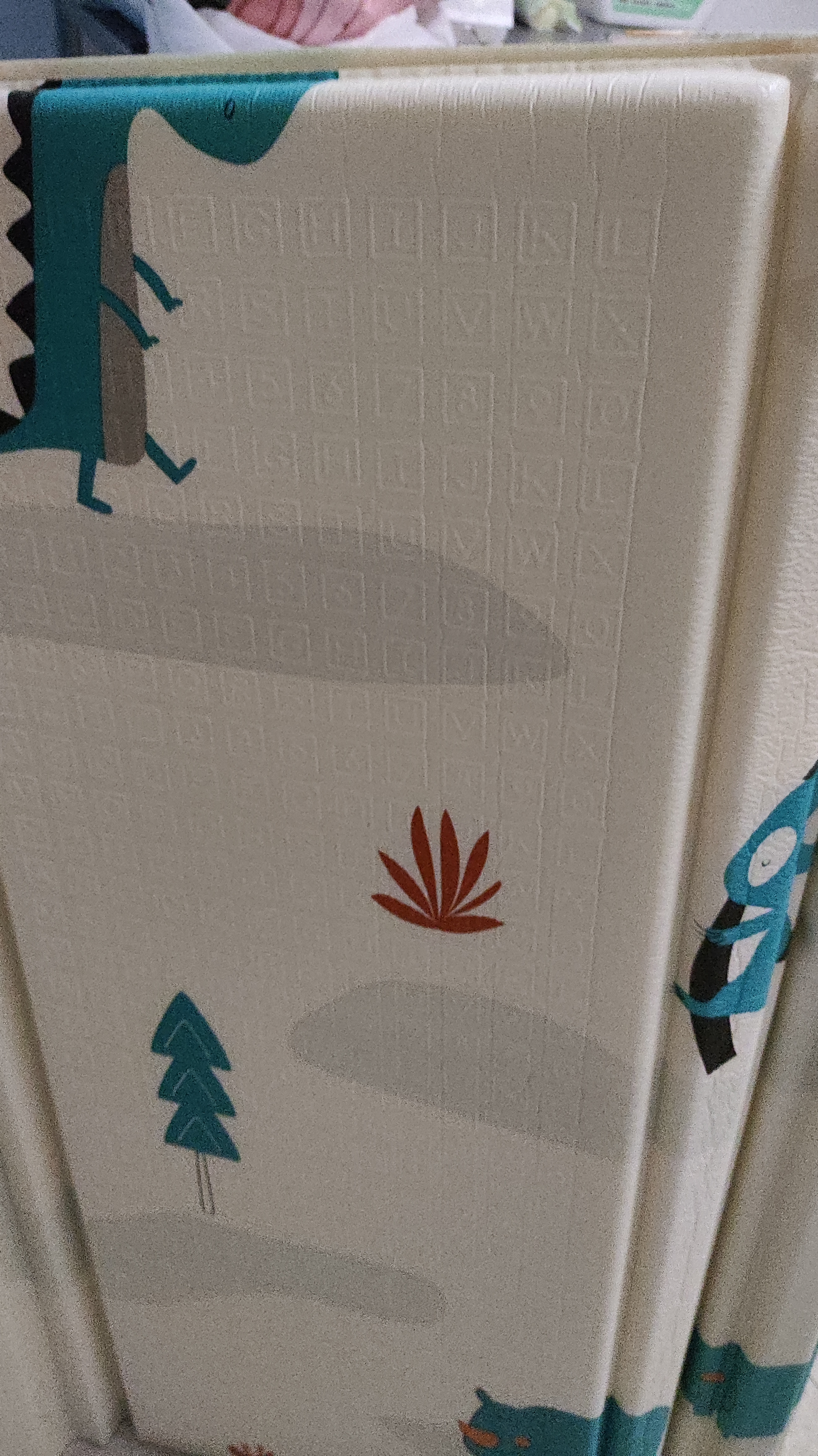 贝博氏babybox爬爬垫婴儿宝宝爬行垫抗菌XPE加厚可折叠地垫200*180*2cm 实拍图