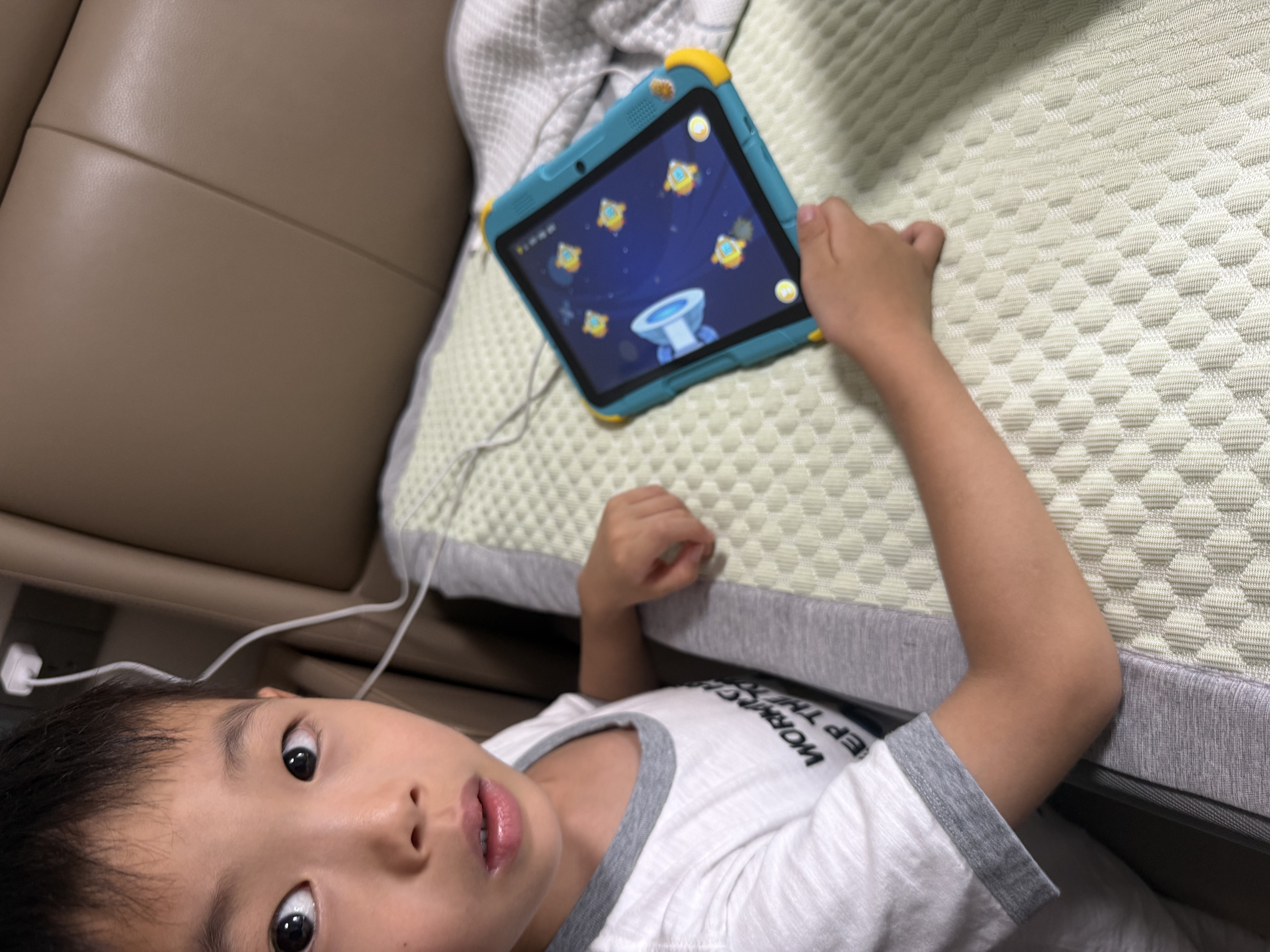 优学思新款儿童早教学习机1-12岁幼儿智力开发幼小衔接英语启蒙识字拼音点读护眼防摔可管控小孩生日礼物 P90入门版4+64G【早教启蒙+幼小衔接】 实拍图
