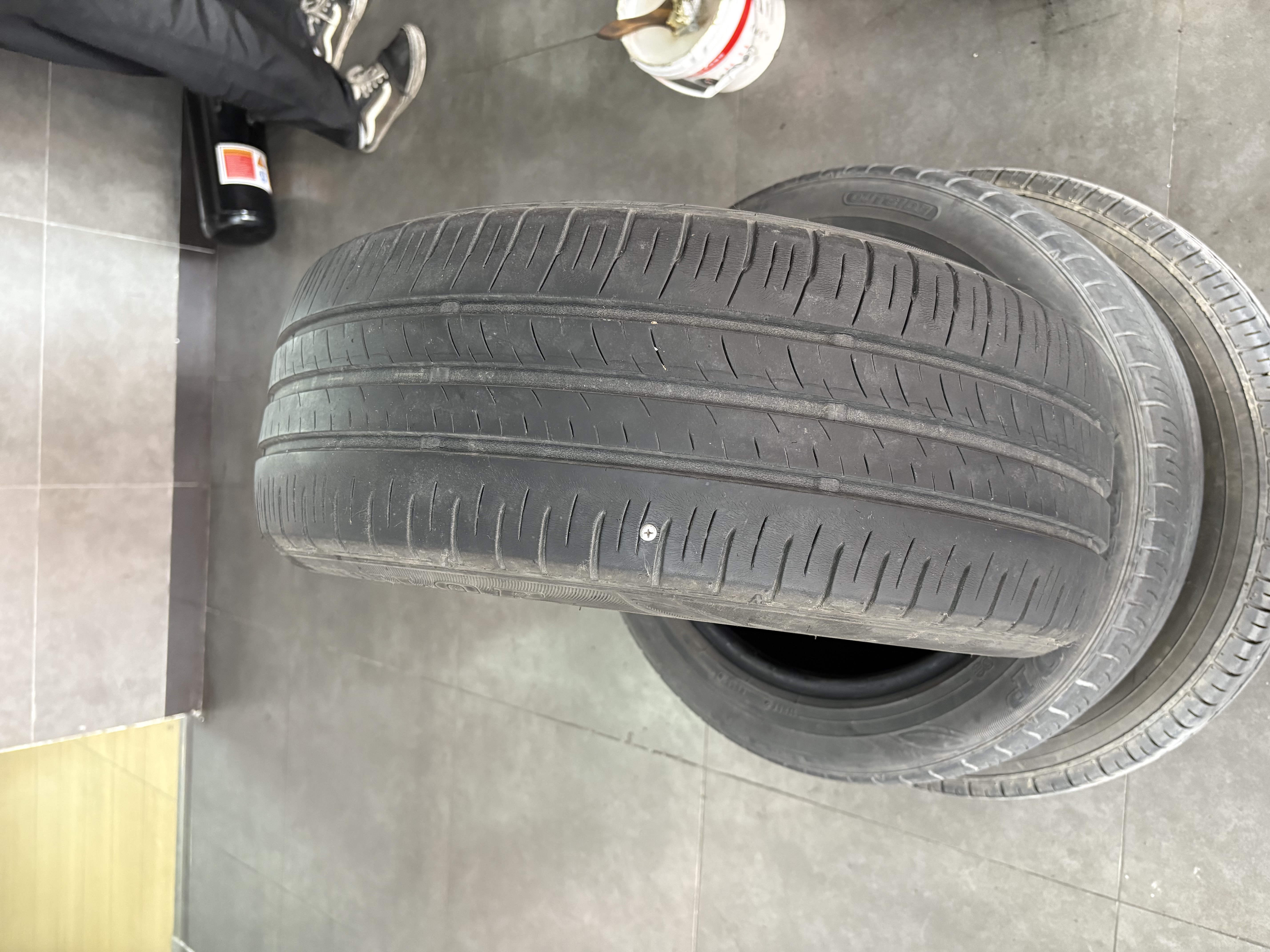 邓禄普轮胎2条包安装 205/55R16 91V ENASAVE EC300+ 原配 高尔夫 实拍图