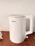 美的（Midea）电热水壶食品级304不锈钢自动断电双层防烫全钢无缝1.5L容量 MK-HJ1566 实拍图