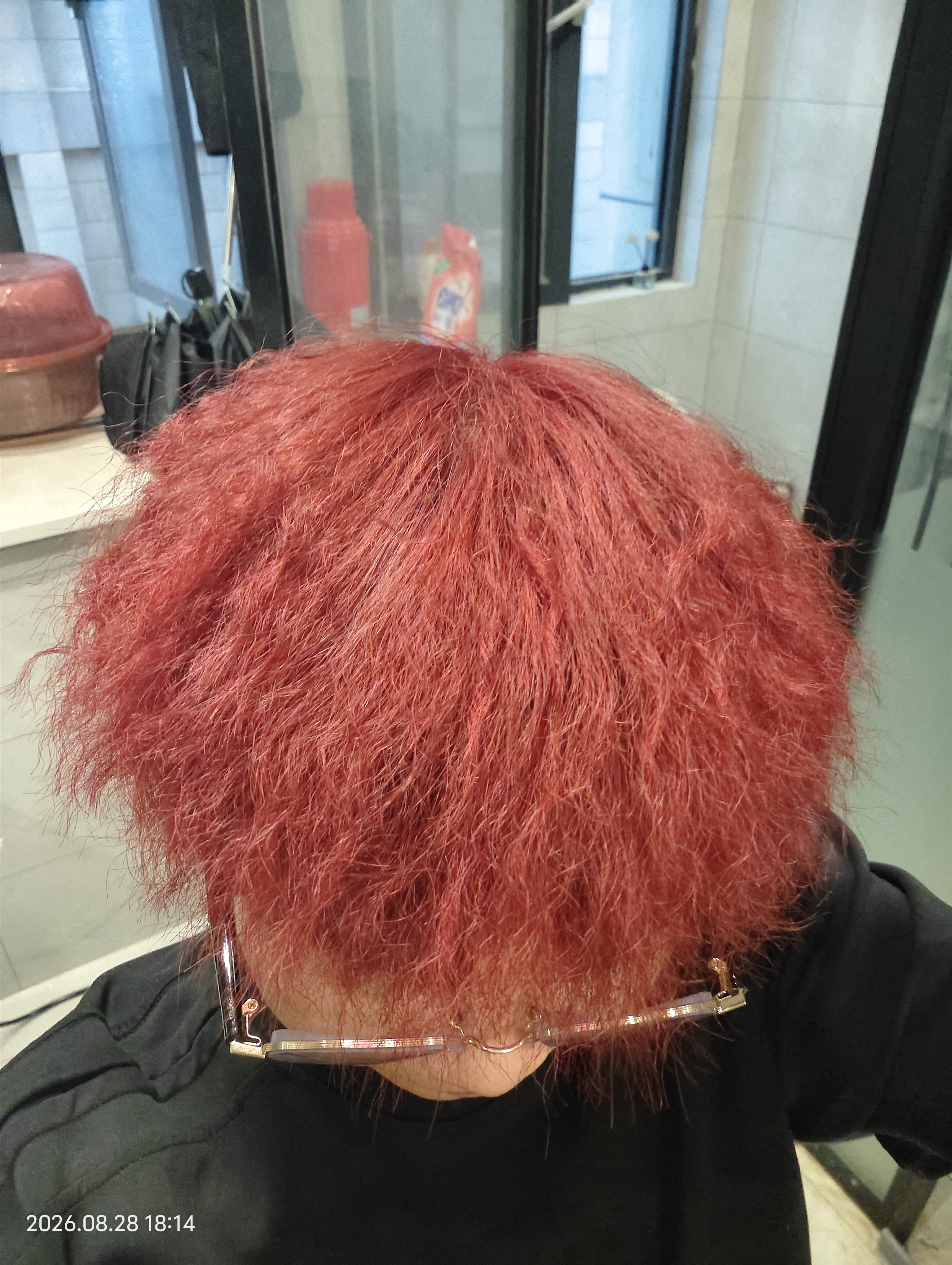 施华蔻（Schwarzkopf）斐丝丽黑发直染染发霜7-88树莓红棕(潮流彩染 无需漂发) 实拍图