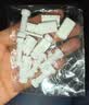 线头保护套数据线保护扣安卓充电器苹果通用防折断手机数据线头套 数据线保护扣-白色 4个装 实拍图