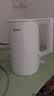 美的（Midea）电热水壶食品级304不锈钢自动断电双层防烫全钢无缝1.5L容量 MK-HJ1566 实拍图