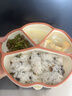 COOKSS宝宝餐盘硅胶学吃饭分格儿童餐具辅食碗餐盘带吸盘 双拼橙 实拍图