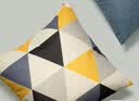 quatrefoil 抱枕靠垫沙发抱枕含芯汽车腰靠办公腰枕腰垫 45*45cm北欧空间 实拍图