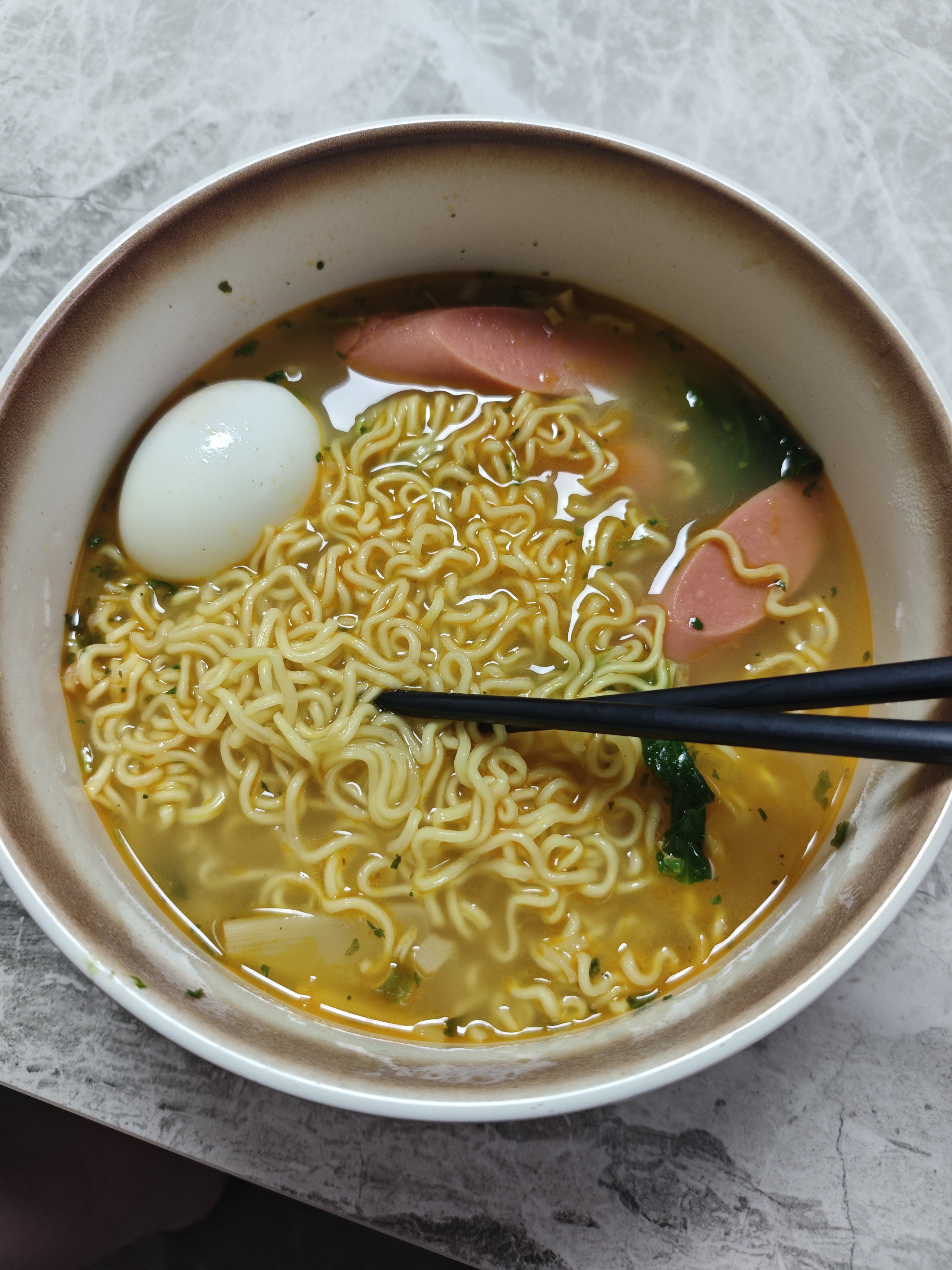 美厨（MAXCOOK）日式陶瓷碗个人专用泡面碗大碗家用吃面高级感饭碗大号MCTC5114 实拍图