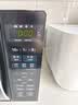 美的（Midea）微波炉烤箱一体机 小型家用平板易洁烧烤智能解冻20升微波炉  光波加热2026新款（M1-L201B二代） 实拍图