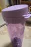 特百惠（Tupperware）茶韵500ml塑料杯男女士学生运动水杯子大容量泡茶杯 冰沙紫 实拍图