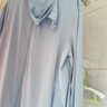 名创优品（MINISO）冰丝防晒衣男夏季户外大帽檐防紫外线外套凉感上衣服 冰雾蓝 XL 实拍图