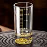 青苹果手握金山白酒杯精致二两杯6只 加厚水晶玻璃带刻度国庆婚礼待客 实拍图