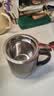 膳魔师（THERMOS）马克杯不锈钢茶杯大容量把手杯保温咖啡杯团购生日礼物TEMC 【不锈钢茶漏】入夜棕 400ml 实拍图