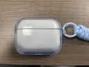 图拉斯【升级防掉盖】O3L耳机壳适用苹果airpods pro3保护套airpods Pro三代耳机保护壳防摔全包硅胶蓝色 实拍图