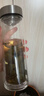 希诺双层玻璃杯男家用办公泡茶杯子车载过滤水杯七夕节日礼物XN-9302 实拍图