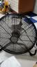 金羚（JINLING）家用电风扇趴地扇金属坐地扇强力工业台地扇纯铜工地风扇强力商用地扇大功率除甲醛金属叶风扇 （家用小型）14英寸/FE-35TdQ 黑色 实拍图