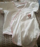 翘脚鸭 婴儿衣服夏季新生儿薄款连体衣短袖满月宝宝内衣纯棉打底刚出生 小熊粉（短袖长裤）【夏季款】 73cm （建议6-9个月） 实拍图