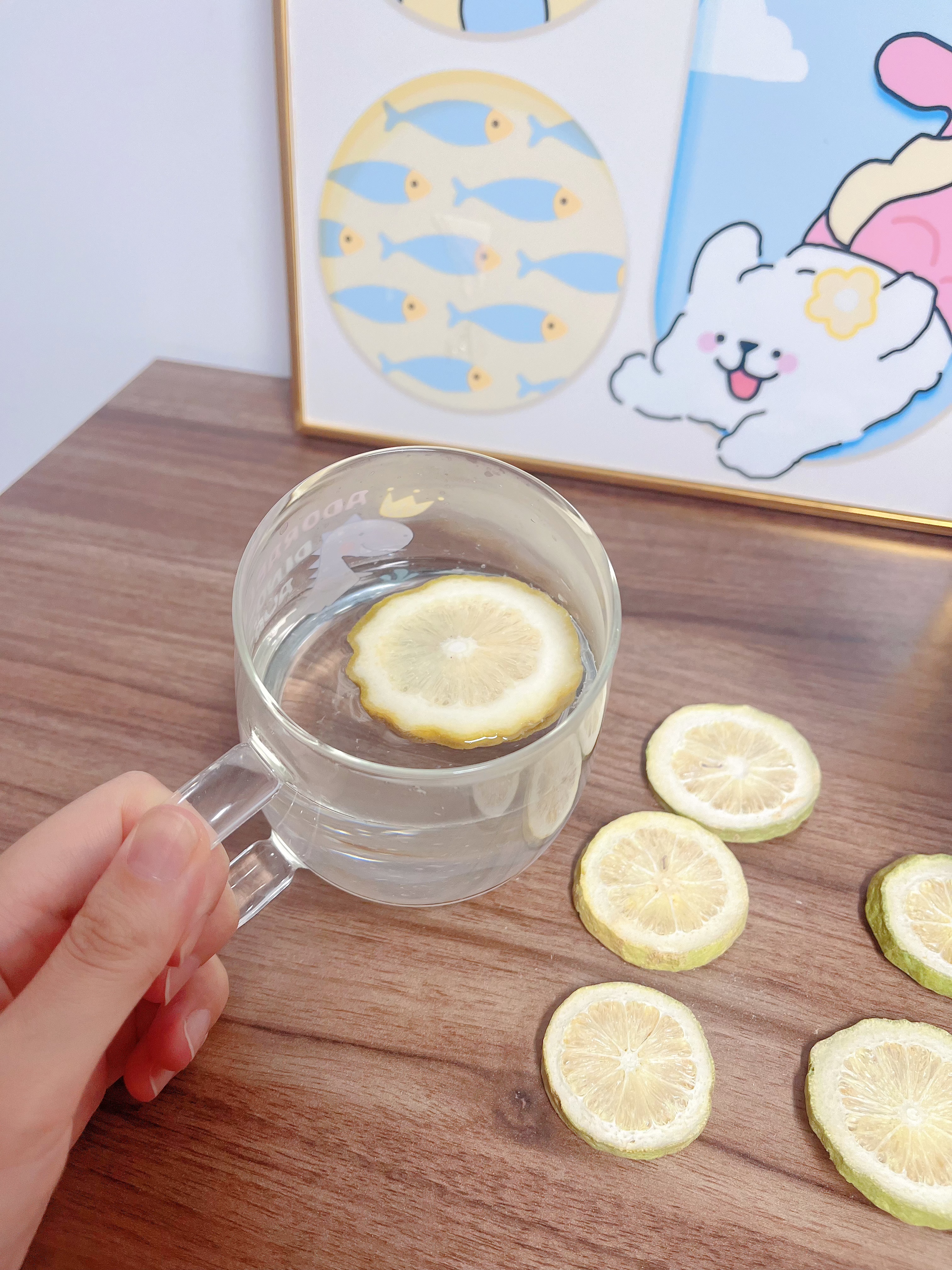 贡小主冻干柠檬片250g香水柠檬片可做蜂蜜柠檬水冷泡茶泡水喝的水果茶包 实拍图